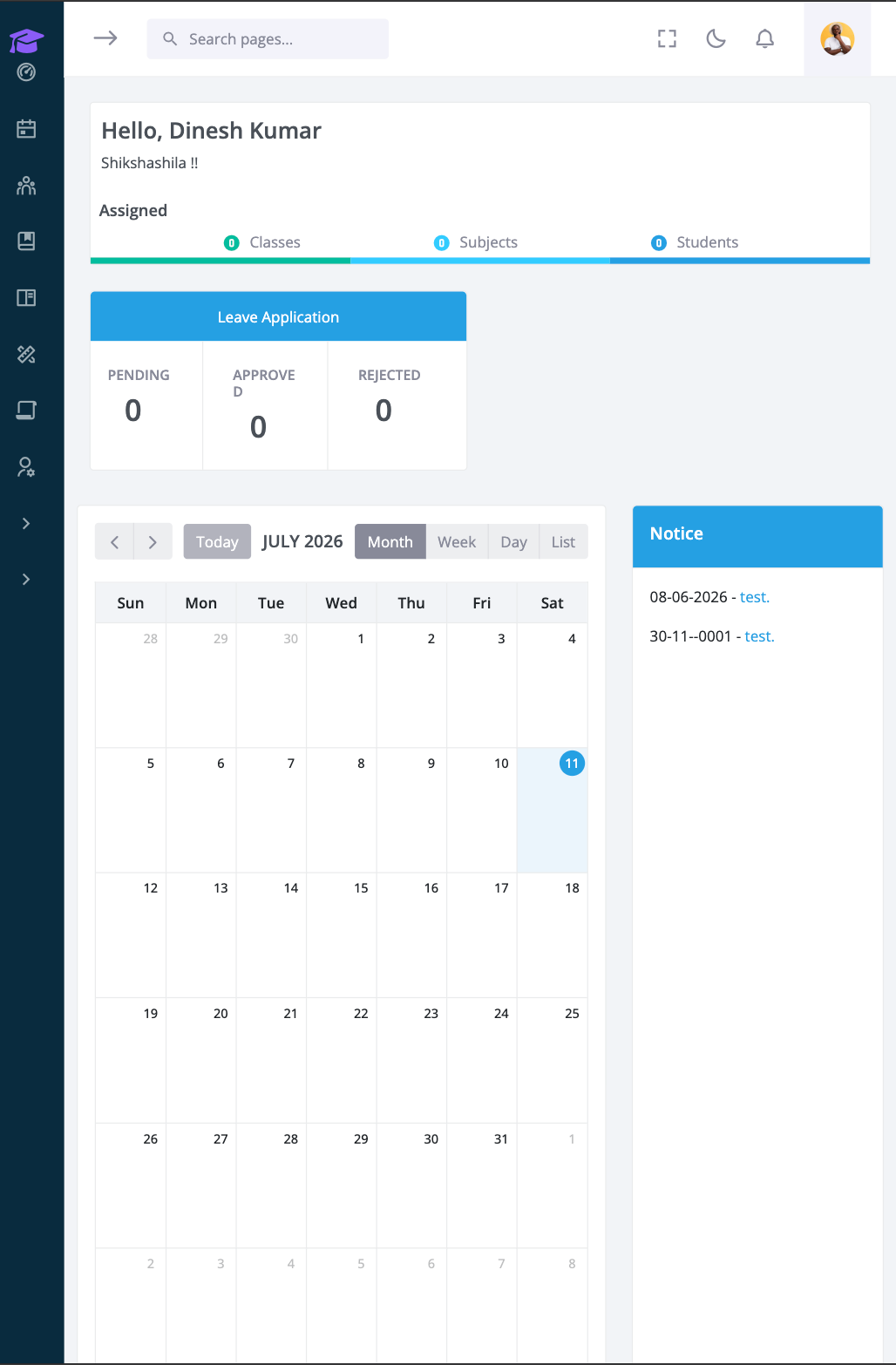 Tablet View